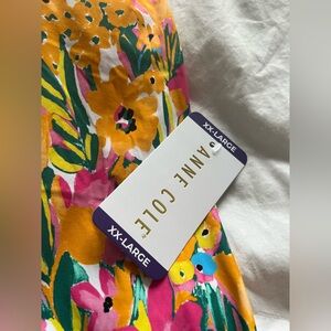 Anne Cole Floral Swimwear - tankini swing top